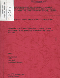 Image of Laporan Pengamatan Seismik G. Sangeangapi, Kab. Bima, Prov. NTB