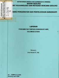 Image of Laporan Pengamatan Terpadu G. Api Awu, Sulawesi Utara