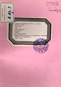 Image of Laporan Pengamatan Visual G. Marapi  Sumatra Barat