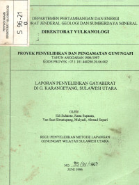 Image of Laporan Penyelidikan Gaya Berat di Karangetang, Sulawesi Utara