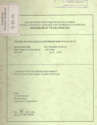 Image of Laporan Penyelidikan Gaya Berat G.Api Ebulobo, Flores Tengah