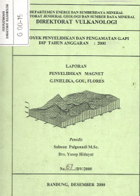 Image of Laporan Penyelidikan Magnet G. Inielika , Gou, Flores