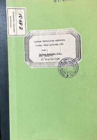 Image of Laporan Penyelidikan Petrokimia G. Gede, Bulan April - Mei 1985