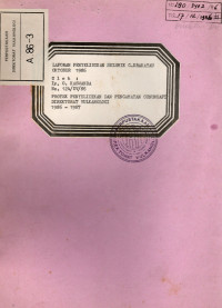 Image of Laporan Penyelidikan Seismik G. Krakatau Oktober 1986