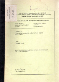 Image of Laporan Petrokimia Batuan G. Papandayan, Garut Jawa Barat