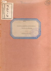 Image of Laporan Singkat Penindjauan Kawah G.karang, 1953