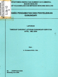 Image of Laporan Tanggap Darurat Letusan G. Api Soputan