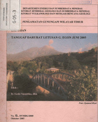Image of Laporan Tanggap Darurat Letusan G. Egon