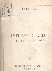 Image of Letusan G. Kelut 10 Februari 1990