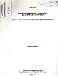 Image of Makalah Radiokarbon Endapan Piroklastika G. Ijen, Jawa Timur