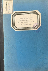 Image of Merapi Monthly Report October - Nopember 1983.