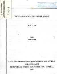 Image of Mitigas Bencana Gunungapi Dempo