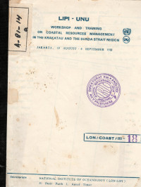 Image of Oceanographic Feature of The Sunda Strait