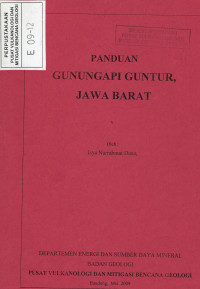 Image of Panduan Gunungapi Guntur, Jawa Barat