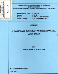 Image of Pemantauan Gunungapi Tangkubanparahu, Jawa Barat
