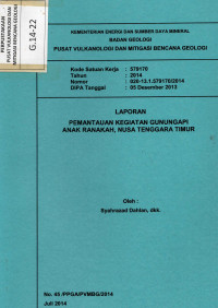 Image of Pemantauan kegiatan Gunungapi Anak Ranakah, Nusa Tenggara Timur