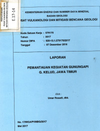 Image of Pemantauan Kegiatan Gunungapi Kelud, Jawa Timur
