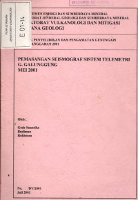 Image of Pemasangan Seismograf Sistem Telemetri G. Galunggung Mei 2001