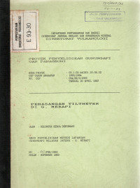 Image of Pemasangan Tiltmeter Di G. Merapi