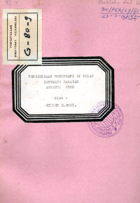 Image of Pemeriksaan Gunungapi di Pulau Sangeang Daratan Agustus 1980