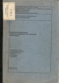 Image of Pemetaan Zona Risiko Bahaya Gunung Api Galunggung Jawa Barat