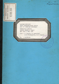 Image of Penelitian Kembali Daerah Bahaya G. Kelut Mei 1985 - Juni 1985