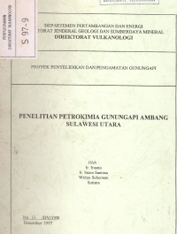 Image of Penelitian Petrokimia G. Api Ambang, Sulawesi Utara