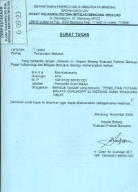 Image of Penelitian Potensi Bahaya G. Api Ili Werung, NTT .