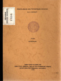 Image of Penyelidikan dan Pemantauan Geokimia di G. Merapi