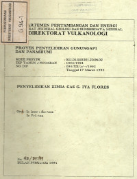 Image of Penyelidikan Kimia Gas G. Iya Flores