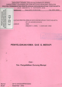 Image of Penyelidikan Kimia Gas G. Merapi
