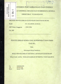 Image of Penyelidikan Kimia Gas, Kondensat dan Emisi Gas SO2
