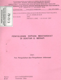 Image of Penyuluhan Kepada Masyarakat Di Sekitar G. Merapi