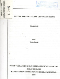 Image of Potensi Bahaya Letusan Gunungapi Raung