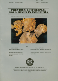 Previous epithermal gold mines in Indonesia