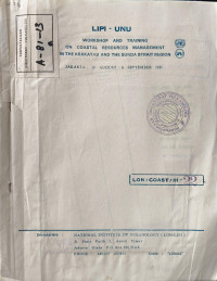 Image of The Bilotic Population Of The Sunda Strait