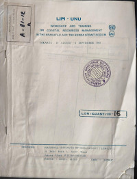 Image of The Fishery Resources of The Sunda Strait