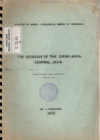 Image of The Geology of The Dieng Area Central Java