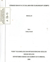 Image of Zonasi Bahaya di Dalam KRB Gunungapi Dempo